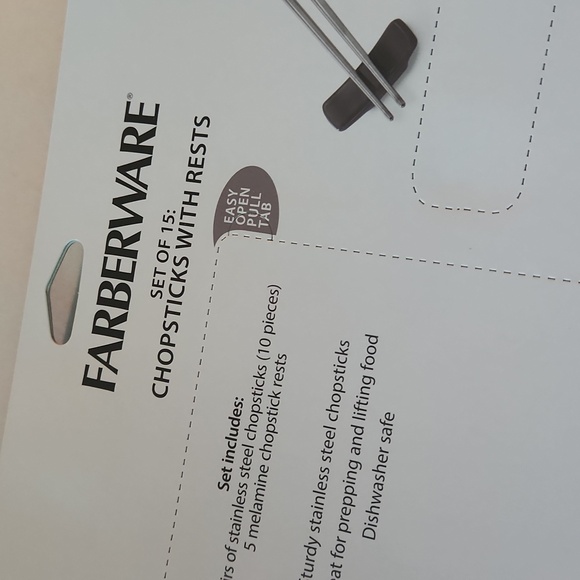🆕️ Farberware Professional Chopsticks and Rests Set - Picture 7 of 7